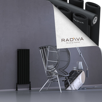 Radiva - Tano Radiateur En Aluminium 900x340 Noir