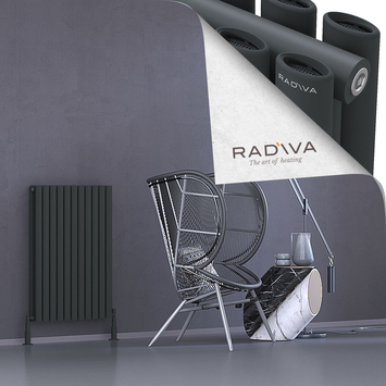 Radiva - Tano Radiateur En Aluminium 900x630 Anthracite Foncé