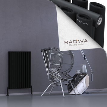 Radiva - Tano Radiateur En Aluminium 900x630 Noir