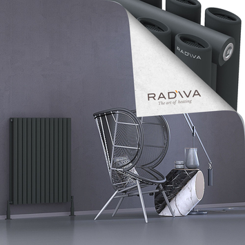Radiva - Tano Radiateur En Aluminium 900x746 Anthracite Foncé