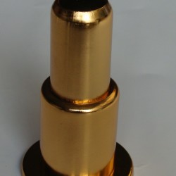  - Single Radiator Tube Hiding Sleeve Stringed Plastic Gold