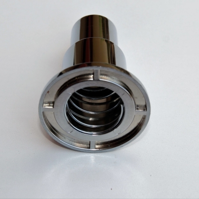 Single Radiator Tube Hiding Sleeve Stringed Plastic Chrome Single Radiator Tube Hiding Sleeve Stringed Plastic Chrome