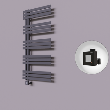 - Thames Dekoratif Elektrikli Havlupan 500x1200 Koyu Antrasit (KTX1 Termostat) 600W  - Thames Dekoratif Elektrikli Havlupan 500x1200 Koyu Antrasit (KTX1 Termostat) 600W