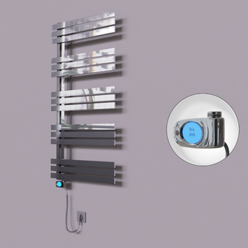 - Thames Dekoratif Elektrikli Havlupan 500x1200 Krom (Musa Termostat) 300W  - Thames Dekoratif Elektrikli Havlupan 500x1200 Krom (Musa Termostat) 300W