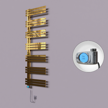 Radiva - Thames Dekoratif Elektrikli Havlupan 500x1800 Altın (Musa Termostat) 600W
