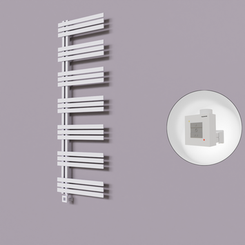  - Thames Dekoratif Elektrikli Havlupan 500x1800 Beyaz (KTX1 Termostat) 1000W