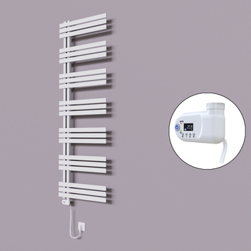 Radiva - Thames Dekoratif Elektrikli Havlupan 500x1800 Beyaz (Thesis Termostat) 900W