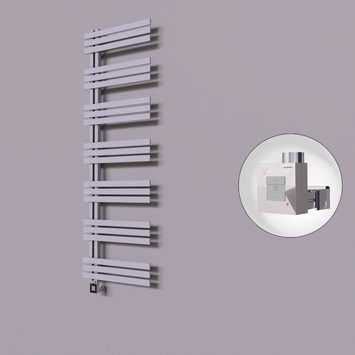 Radiva - Thames Dekoratif Elektrikli Havlupan 500x1800 Gri (KTX1 Termostat) 1000W