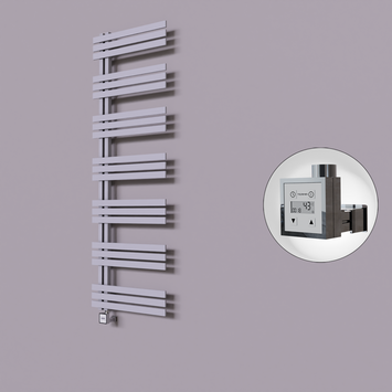 Radiva - Thames Dekoratif Elektrikli Havlupan 500x1800 Gri (KTX3 Termostat) 1000W