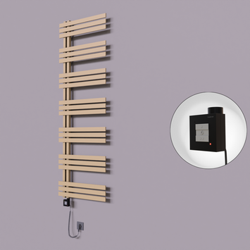 Radiva - Thames Dekoratif Elektrikli Havlupan 500x1800 Kapuçino (KTX1 Termostat) 1000W Spiral Kablolu