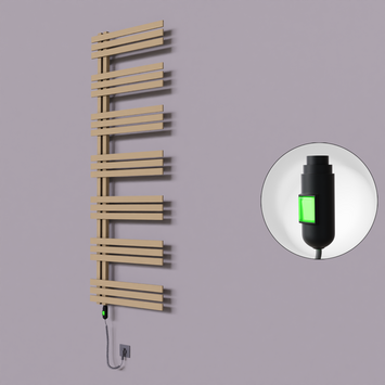 Radiva - Thames Dekoratif Elektrikli Havlupan 500x1800 Kapuçino (On/Off Düğmeli) 900W