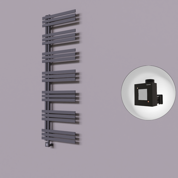  - Thames Dekoratif Elektrikli Havlupan 500x1800 Koyu Antrasit (KTX1 Termostat) 1000W