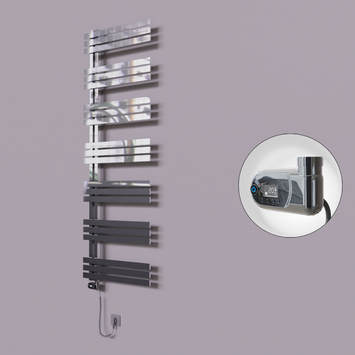 Radiva - Thames Dekoratif Elektrikli Havlupan 500x1800 Krom (Thesis Termostat) 600W