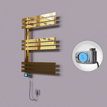 - Thames Dekoratif Elektrikli Havlupan 500x800 Altın (Musa Termostat) 200W  - Thames Dekoratif Elektrikli Havlupan 500x800 Altın (Musa Termostat) 200W