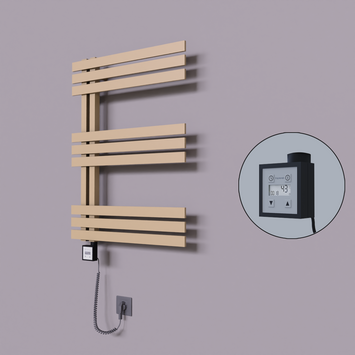 - Thames Dekoratif Elektrikli Havlupan 500x800 Kapuçino (KTX3 Termostat) 300W Spiral Kablolu  - Thames Dekoratif Elektrikli Havlupan 500x800 Kapuçino (KTX3 Termostat) 300W Spiral Kablolu