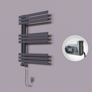 - Thames Dekoratif Elektrikli Havlupan 500x800 Koyu Antrasit (Thesis Termostat) 300W  - Thames Dekoratif Elektrikli Havlupan 500x800 Koyu Antrasit (Thesis Termostat) 300W