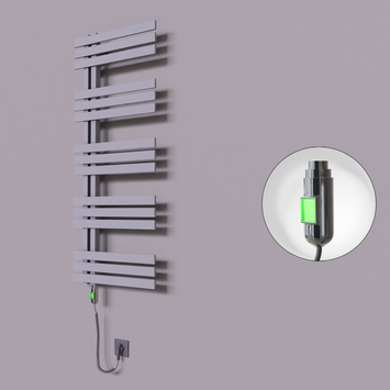  - Thames Dekoratif Elektrikli Havlupan 600x1200 Gri (On/Off Düğmeli) 600W