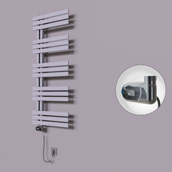 Radiva - Thames Dekoratif Elektrikli Havlupan 600x1200 Gri (Thesis Termostat) 600W