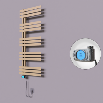  - Thames Dekoratif Elektrikli Havlupan 600x1200 Kapuçino (Musa Termostat) 600W