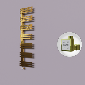 Radiva - Thames Dekoratif Elektrikli Havlupan 600x1800 Altın (KTX3 Termostat) 600W