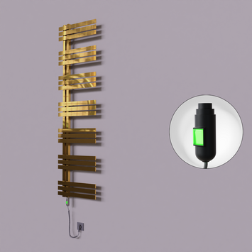 - Thames Dekoratif Elektrikli Havlupan 600x1800 Altın (On/Off Düğmeli) 600W  - Thames Dekoratif Elektrikli Havlupan 600x1800 Altın (On/Off Düğmeli) 600W