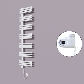 Radiva - Thames Dekoratif Elektrikli Havlupan 600x1800 Beyaz (Thesis Termostat) 900W