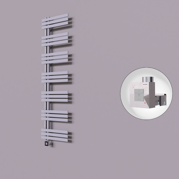 Radiva - Thames Dekoratif Elektrikli Havlupan 600x1800 Gri (KTX1 Termostat) 1000W