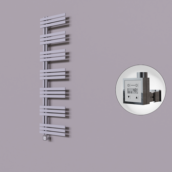 Radiva - Thames Dekoratif Elektrikli Havlupan 600x1800 Gri (KTX3 Termostat) 1000W