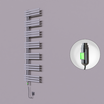 Radiva - Thames Dekoratif Elektrikli Havlupan 600x1800 Gri (On/Off Düğmeli) 900W