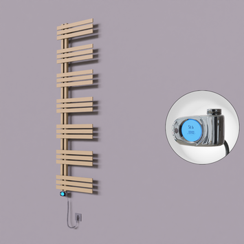Radiva - Thames Dekoratif Elektrikli Havlupan 600x1800 Kapuçino (Musa Termostat) 900W