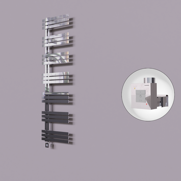 Radiva - Thames Dekoratif Elektrikli Havlupan 600x1800 Krom (KTX1 Termostat) 600W