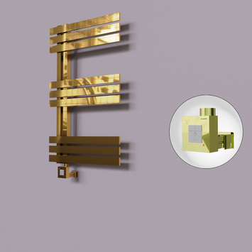  - Thames Dekoratif Elektrikli Havlupan 600x800 Altın (KTX1 Termostat) 200W