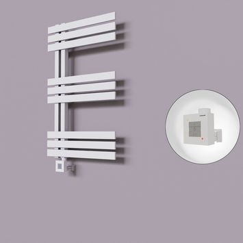  - Thames Dekoratif Elektrikli Havlupan 600x800 Beyaz (KTX1 Termostat) 300W