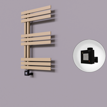  - Thames Dekoratif Elektrikli Havlupan 600x800 Kapuçino (KTX1 Termostat) 300W