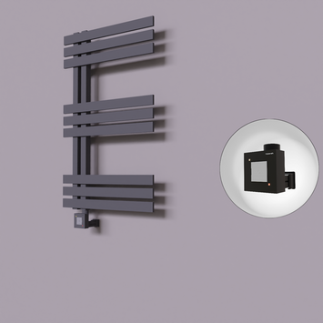 - Thames Dekoratif Elektrikli Havlupan 600x800 Koyu Antrasit (KTX1 Termostat) 300W  - Thames Dekoratif Elektrikli Havlupan 600x800 Koyu Antrasit (KTX1 Termostat) 300W
