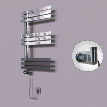  - Thames Dekoratif Elektrikli Havlupan 600x800 Krom (Thesis Termostat) 200W