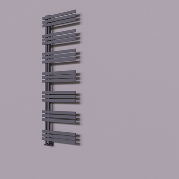 Radiva - Thames Dekoratif Havlupan 500x1800 Koyu Antrasit