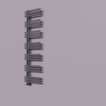 Radiva - Thames Dekoratif Havlupan 600x1800 Koyu Antrasit