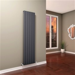 Radiva - Type 10V Decorative Radiator 1800x440 Anthracite (Vertical Radiator)