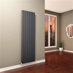 Radiva - Type 10V Decorative Radiator 1800x514 Anthracite (Vertical Radiator)
