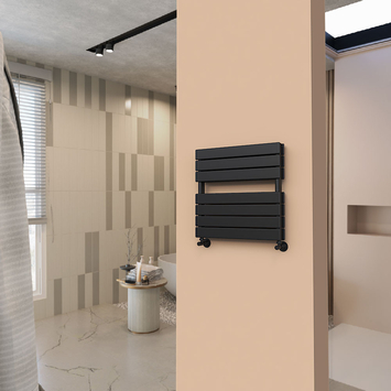Radiva - Tip 21H Dekoratif Havlupan 600x588 Mat Siyah