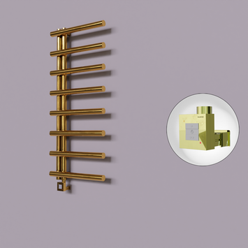  - Tuna Dekoratif Elektrikli Havlupan 500x1150 Altın (KTX1 Termostat) 300W