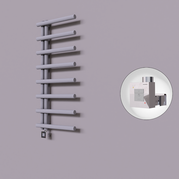 - Tuna Dekoratif Elektrikli Havlupan 500x1150 Gri (KTX1 Termostat) 300W