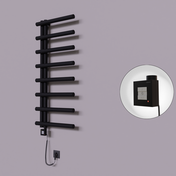 Radiva - Tuna Dekoratif Elektrikli Havlupan 500x1150 Kapuçino (KTX1 Termostat) 300W Spiral Kablolu