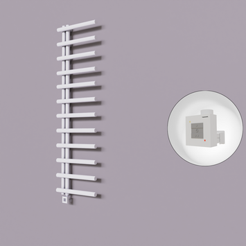  - Tuna Dekoratif Elektrikli Havlupan 500x1750 Beyaz (KTX1 Termostat) 600W