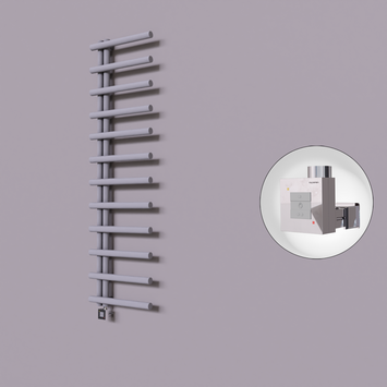 - Tuna Dekoratif Elektrikli Havlupan 500x1750 Gri (KTX1 Termostat) 600W