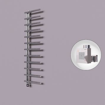  - Tuna Dekoratif Elektrikli Havlupan 500x1750 Krom (KTX1 Termostat) 300W