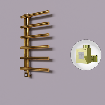  - Tuna Dekoratif Elektrikli Havlupan 500x850 Altın (KTX1 Termostat) 200W