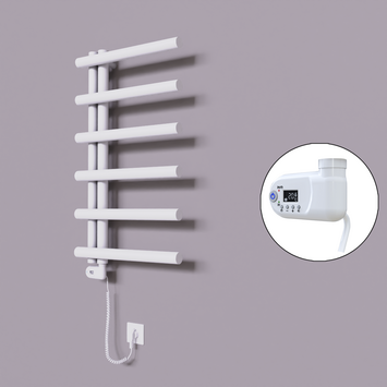 Radiva - Tuna Dekoratif Elektrikli Havlupan 500x850 Beyaz (Thesis Termostat) 300W