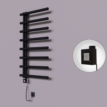 Radiva - Tuna Dekoratif Elektrikli Havlupan 600x1150 Kapuçino (KTX1 Termostat) 600W Spiral Kablolu